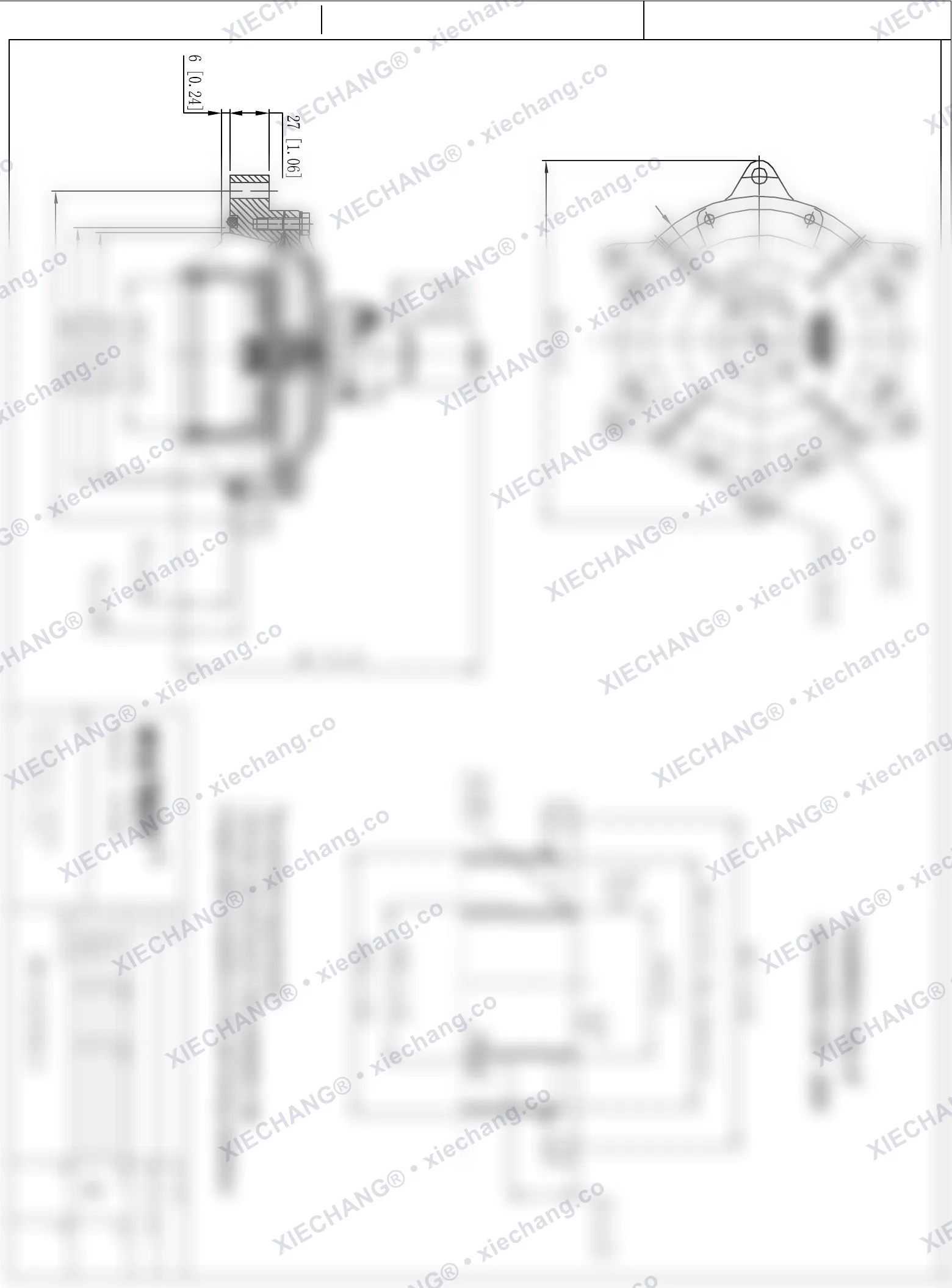 WPS-CA/EP102.B · vanne immergée — Plan d'installation