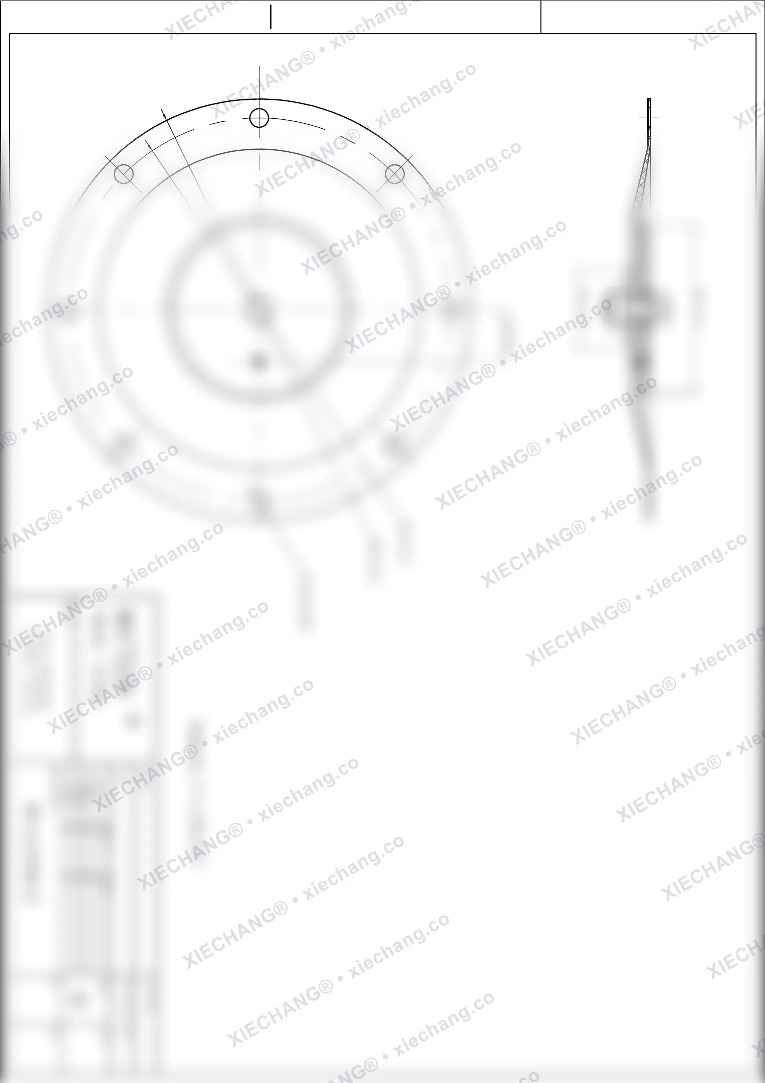 WPS-CA/EP250/II · 10 inch · deuxième étage · assemblage de membrane de grande vanne — Plan d'assemblage