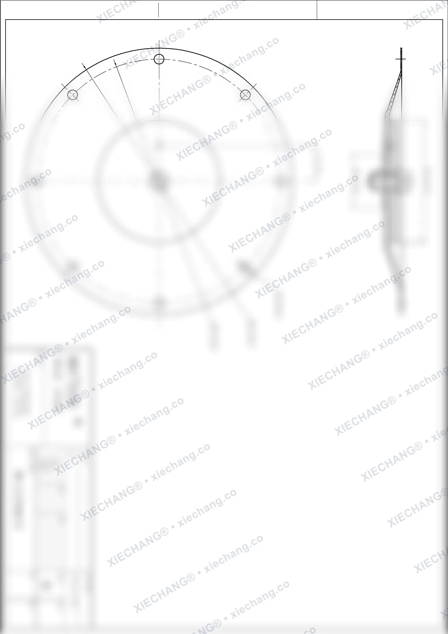 WPS-CA/EP400/II · 16 inch · deuxième étage · assemblage de membrane de grande vanne — Plan d'assemblage