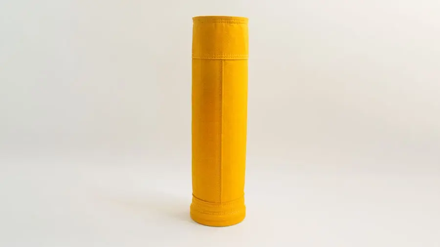 Détail de construction de la manche filtrante en polyimide P84